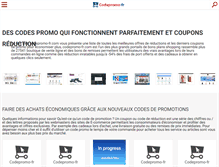 Tablet Screenshot of codepromo-fr.com